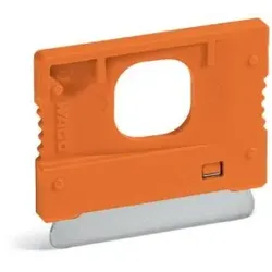 Wago 2006-8401 Trennstecker für Basisklemmen, zur Verwendung der Basisklemme als Trennklemme, orange 20068401 - 12 Stück
