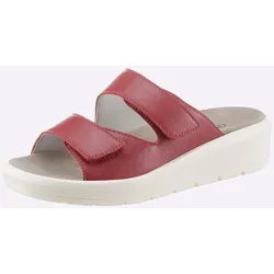 Pantolette CLASSIC, Damen, Gr. 38, rot (kirsche), Glattleder, Basic, Schuhe