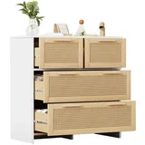 stilvora Kommode 80 x 80 x 38 cm Weiß