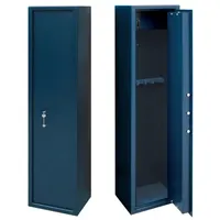 Waffenschrank Für 5 Gewehre Mit Kleinem Safe Cm 35X30X145H