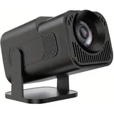 Mini-tragbarer Projektor, Schwarz, 85/55-zoll-projektionsverhältnis, 75–80 % Gleichmäßigkeit, Mini-led-projektor Für Heimkino