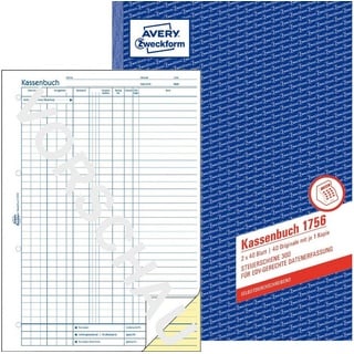 Avery Zweckform Kassenbuch/EDV Formularbuch 426