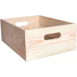 Wellhome Aufbewahrungsbox 40 x 30 x 15 cm 1-tlg. Beige