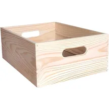 Wellhome Aufbewahrungsbox 40 x 30 x 15 cm 1-tlg. Beige