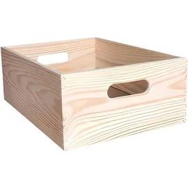 Wellhome Aufbewahrungsbox 40 x 30 x 15 cm 1-tlg. Beige