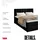 bromarkt Denver 180 x 200 cm H3 Schwarz