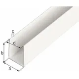 GAH Alberts U-Profil Kunststoff schwarz