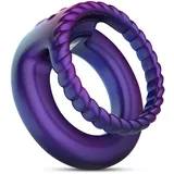 Hueman - Jupiter Vibrierender Cockring - Lila