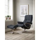 Stressless Mayfair mit Cross Base Leder 79 x 102 x 73 cm shadow blue paloma