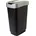 Sustania Mülleimer 50L geruchsdicht robust modern leicht bedienbar Silber