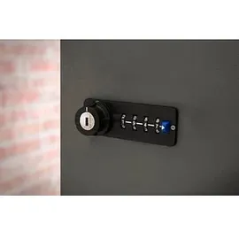 MÖBELPARTNER Locked Spind 45,4 x 40,7 x 92,6 cm anthrazit