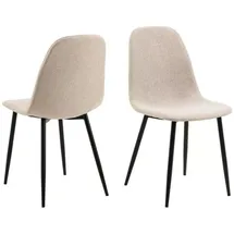 VCM Celia Esszimmerstuhl Polyester beige 4er Set