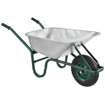 Juskys Schubkarre Garden 100 L - Silber