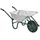 Juskys Schubkarre Garden 100 L - Silber