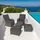 Tectake Benissa Loungeset grau