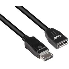 Club 3D DisplayPort Verlängerungskabel 3,00 m Schwarz