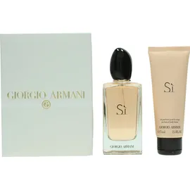 Giorgio Armani Si Eau de Parfum 100 ml + Body Lotion 75 ml Geschenkset
