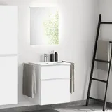 Evineo ineo Möbelwaschtisch B: 61 T: 46 cm, BE0241WH,