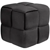 deluke Sitzhocker GIROS Cord 40 x 40 x 40 cm Dunkelgrau