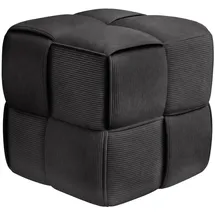deluke Sitzhocker GIROS Cord 40 x 40 x 40 cm Dunkelgrau