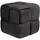 deluke Sitzhocker GIROS Cord 40 x 40 x 40 cm Dunkelgrau