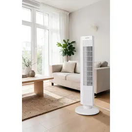 Opviq Kumtel Standventilator 74,5 cm Standventilator Weiß