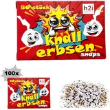 h2i Knallerbsen | 5000 St. | Knallteufel Trickknaller Pop Snaper | der perfekte Scherzartikel für Silvester Halloween Geburtstag & Partys – Spaß garantiert |b| Jugendfeuerwerk & Kinderfeuerwerk Kat F1