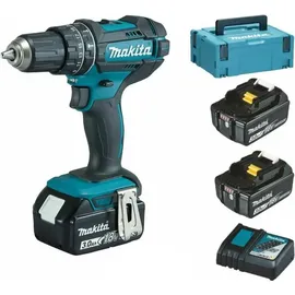 Makita DHP482RF3J inkl. 3 x 3,0 Ah + Ladegerät + Makpac