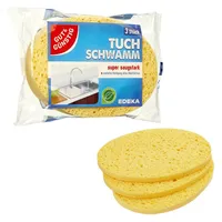 Gut&Günstig Schwammtücher Naturfaser, 3 St.