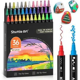 luxuskollektion Acrylmarker Set 36 St. wasserfest