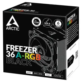 Arctic Freezer 36 A-RGB Black CPU Kühler für AMD und Intel CPUs