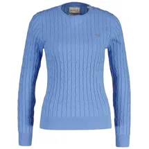 GANT Stretch Cotton Cable C-Neck Blau S