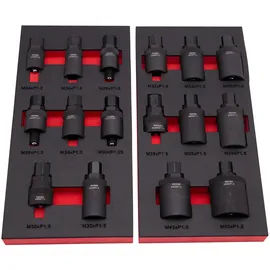 BikeService Moduleinlage Abzieher Polrad 16-teilig, mit Innengewinde