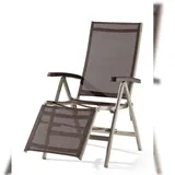 Sieger Bodega Relaxsessel 62 x 95 x 109 cm champagner/mocca klappbar