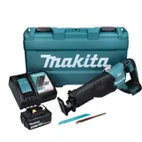 Makita DJR 187 RF1K Akku Reciprosäge 18 V Brushless + 1x Akku 3,0 Ah + Ladegerät + Koffer