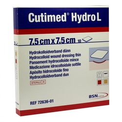 Cutimed Hydro L Hydrok.ver.7,5x7,5cm dünn