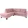 sit&more Ecksofa SIT & MORE "Varese L-Form", rosa (altrosa), B:240cm H:91cm T:214cm, Luxus-Microfaser (100% Polyester)IStruktur fein (100% Polyester)IFlachgewebe (95% Polyester, 5% Polyamid), Sofas, Ecksofa, mit Federkern, wahlweise mit Bettfunktion und Stauraum