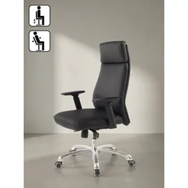 KADIMA DESIGN PORTO Echt-Leder Schwarz