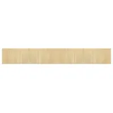 vidaXL Teppich, Rechteckig Hell Natur 60x400 cm Bambus