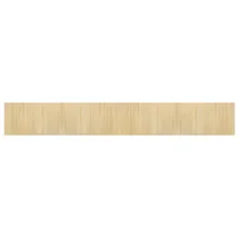 vidaXL Teppich, Rechteckig Hell Natur 60x400 cm Bambus