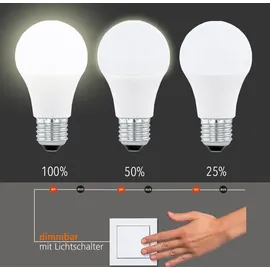 EGLO LED-Birne 7,3W E27 warmweiß
