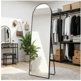 OTTO home Spiegel Standspiegel Addrik, wahlweise in 2 Größen 150x40cm oder 180x60cm (als Wandspiegel und Standspiegel einsetzbar, Rahmen aus Metall), Ganzkörperspiegel mit Sicherheitsglas, in verschiedenen Farben schwarz 40 cm x 150 cm x 2,7 cm