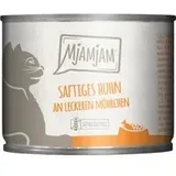 MjAMjAM Katzenfutter saftiges Huhn an leckeren Möhrchen 6 x 200 g