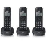 Brondi Gala Trio DECT-Telefon Anrufer-Identifizierer Schwarz - Schwarz