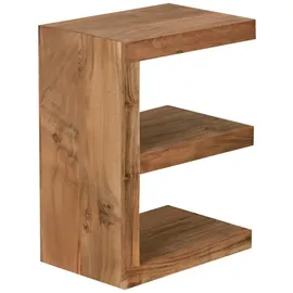 Wohnling Beistelltisch rechteckig Massivholz akazie 44,0 x 30,0 x 60,0 cm, 1 St.