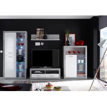 Stella Trading Wohnwand HOUSTON (B/H/T) 304x194x48 cm