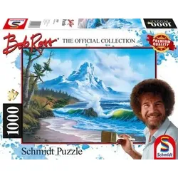 SCHMIDT SPIELE 57537 PUZZLE 1000 Teile Bob Ross - Berg am Meer