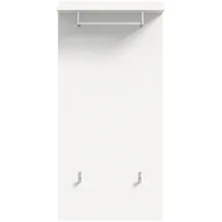 Inn.Furn Garderobenpaneel weiß 55 cm mit Kleiderstange Grazie