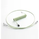 CableMod Pro Coiled Keyboard Cable USB-C zu USB Kabel 1,5 m USB A USB C Mintfarbe (CM-PKCA-CWAW-LGW150LGW-R)