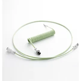 CableMod Pro Coiled Keyboard Cable USB-C zu USB Kabel 1,5 m USB A USB C Mintfarbe (CM-PKCA-CWAW-LGW150LGW-R)